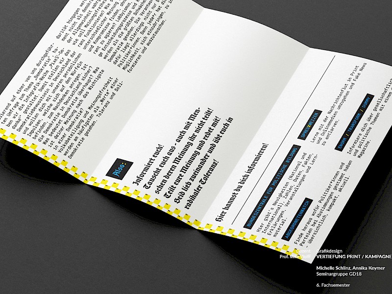 Fachhochschule Dresden, Grafikdesign, Vertiefungsprojekt Print / Kampagne