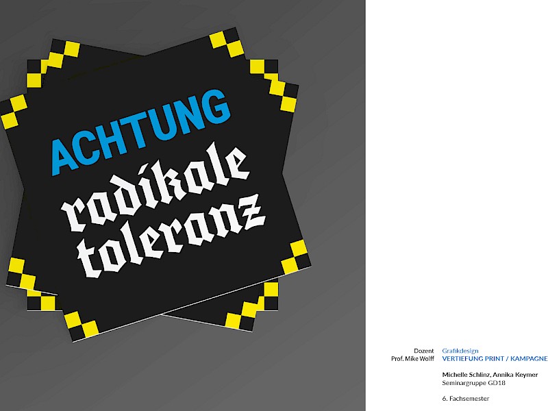 Fachhochschule Dresden, Grafikdesign, Vertiefungsprojekt Print / Kampagne