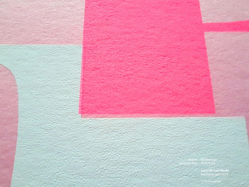 Fachhochschule Dresden, Grafikdesign, Siebdruck