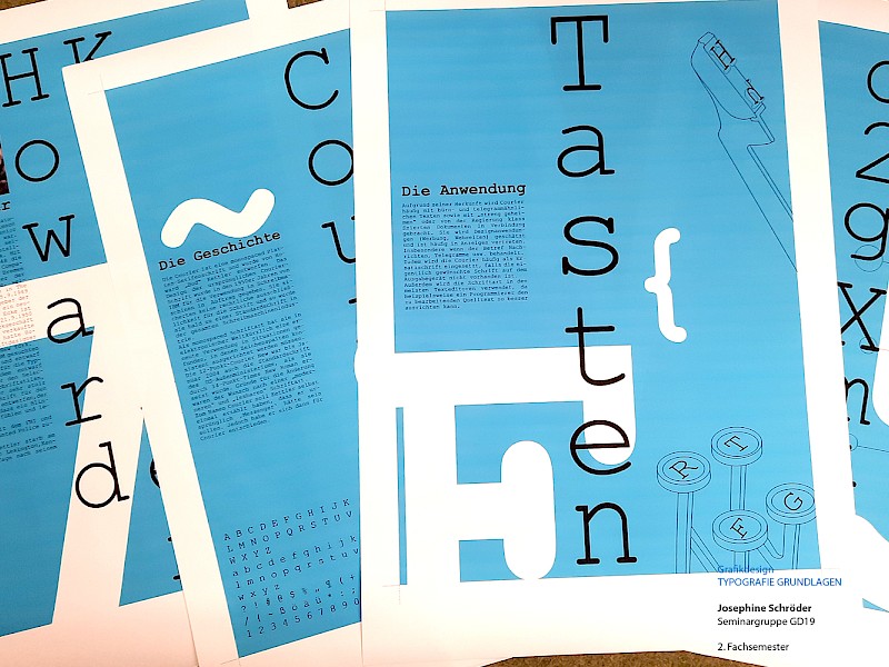 Fachhochschule Dresden, Grafikdesign, Typografie Grundlagen