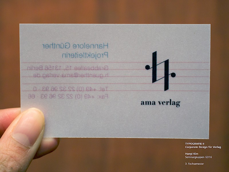 Fachhochschule Dresden, Grafikdesign, Typografie Anwendung