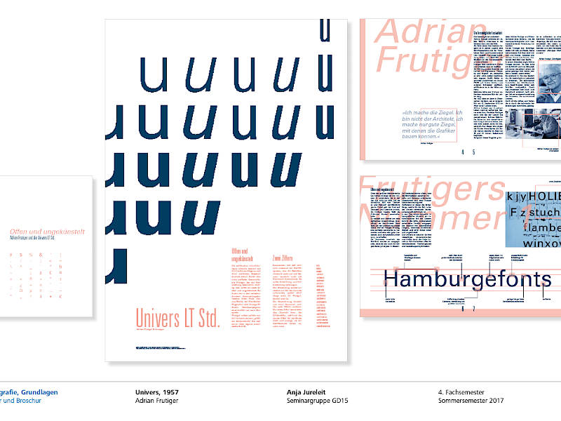 Fachhochschule Dresden, Grafikdesign, Typografie Grundlagen