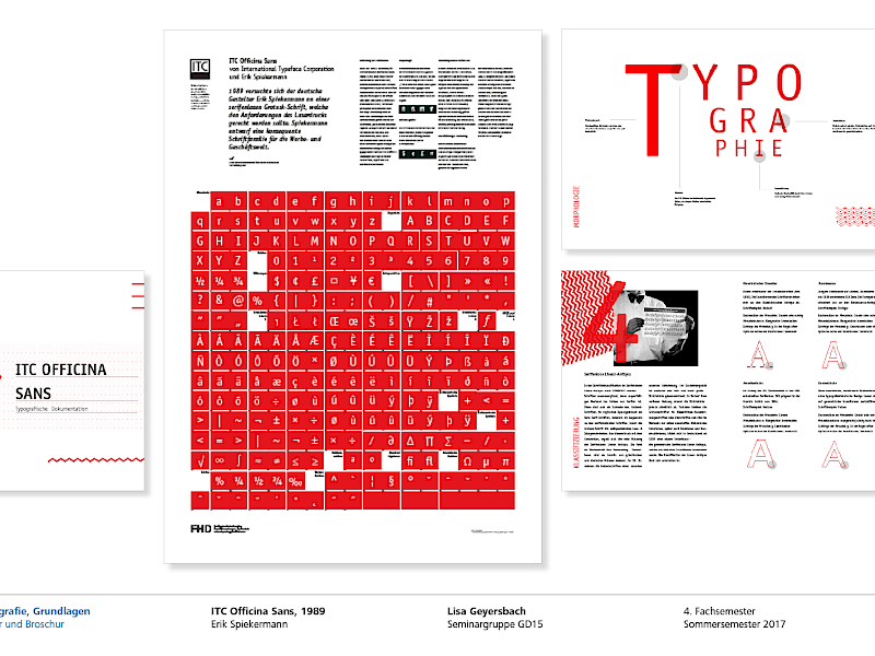 Fachhochschule Dresden, Grafikdesign, Typografie Grundlagen