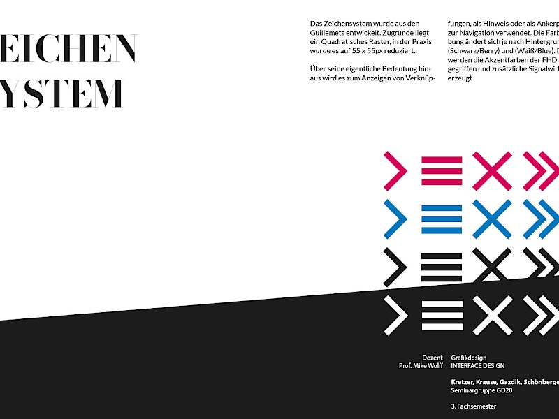 Fachhochschule Dresden, Grafikdesign, Interface Design