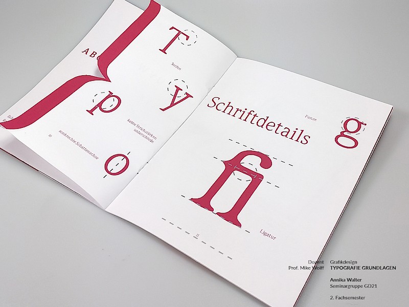 Fachhochschule Dresden, Grafikdesign, Kommunikationsdesign, Typografie Grundlagen