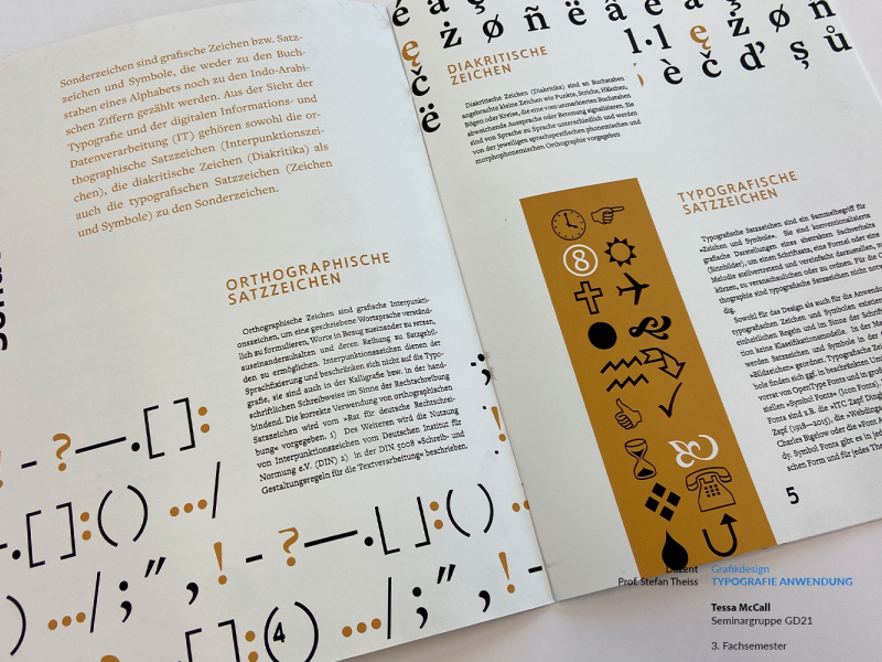Fachhochschule Dresden, Grafikdesign, Typografie