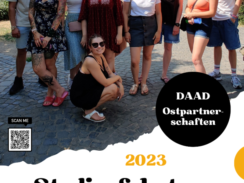 Studiengruppe in Budapest im Rahmen des DAAD Projektes