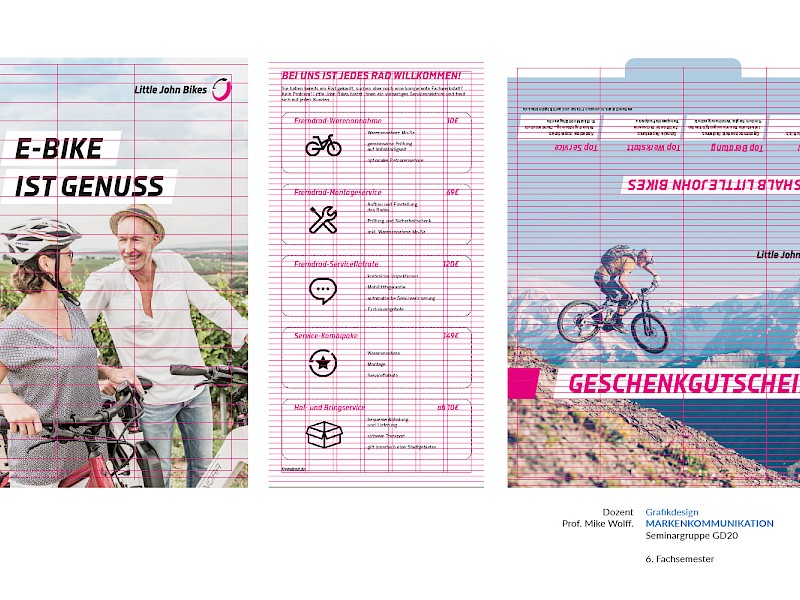 Fachhochschule Dresden, Grafikdesign, Markenkommunikation, Little John Bikes
