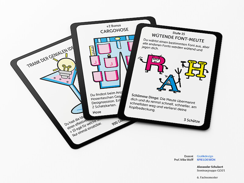 Fachhochschule Dresden, Grafikdesign, Spieldesign