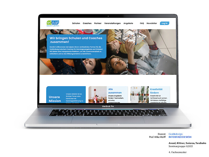 Fachhochschule Dresden, Grafikdesign, Interfacedesign