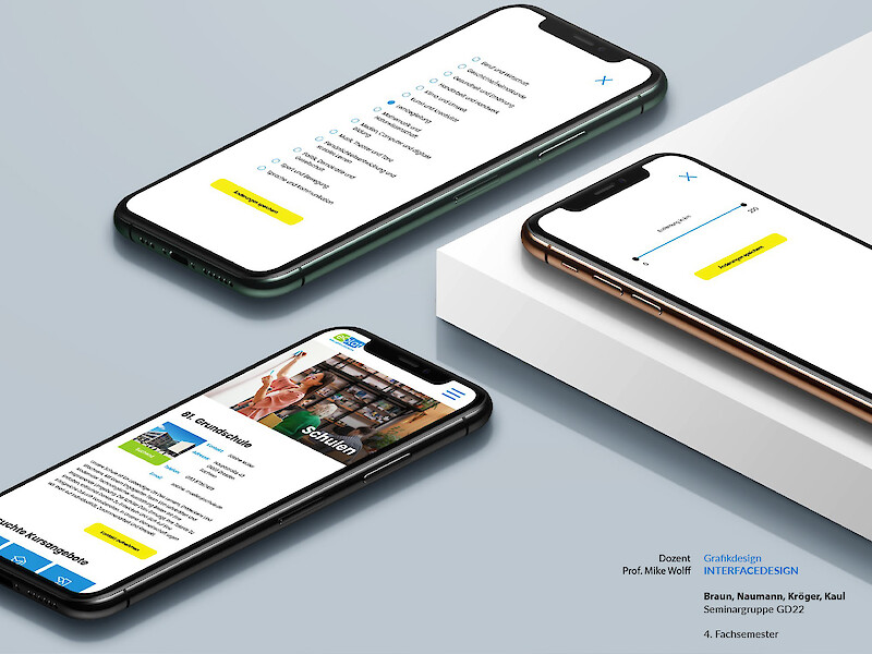 Fachhochschule Dresden, Grafikdesign, Interfacedesign