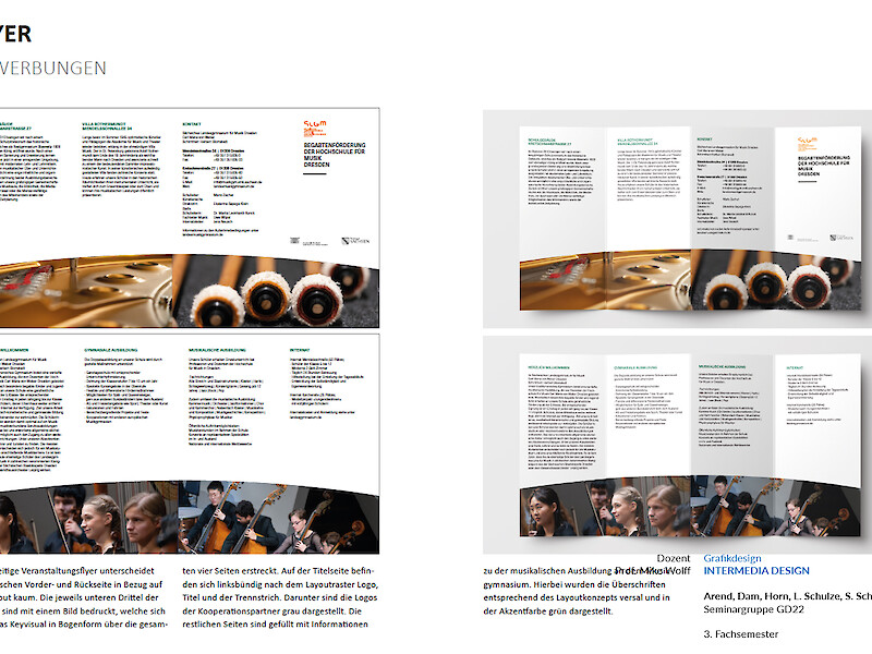 Fachhochschule Dresden, Grafikdesign, Intermedia Design, Kommunikationsdesign