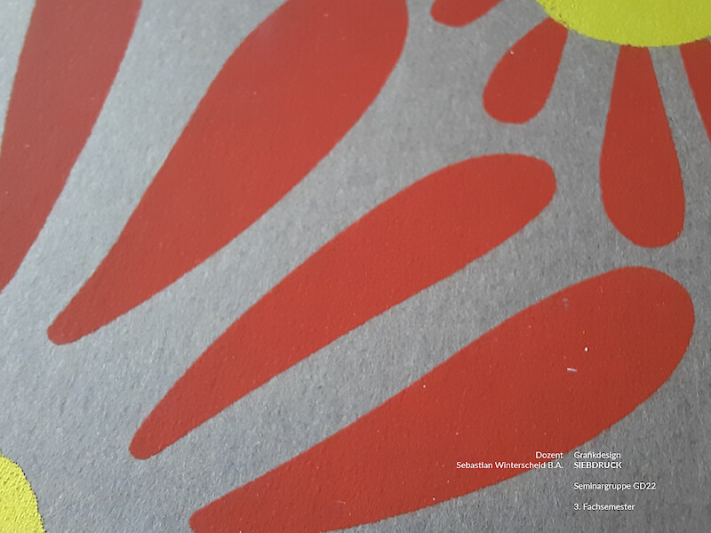 Fachhochschule Dresden Grafikdesign, Siebdruck