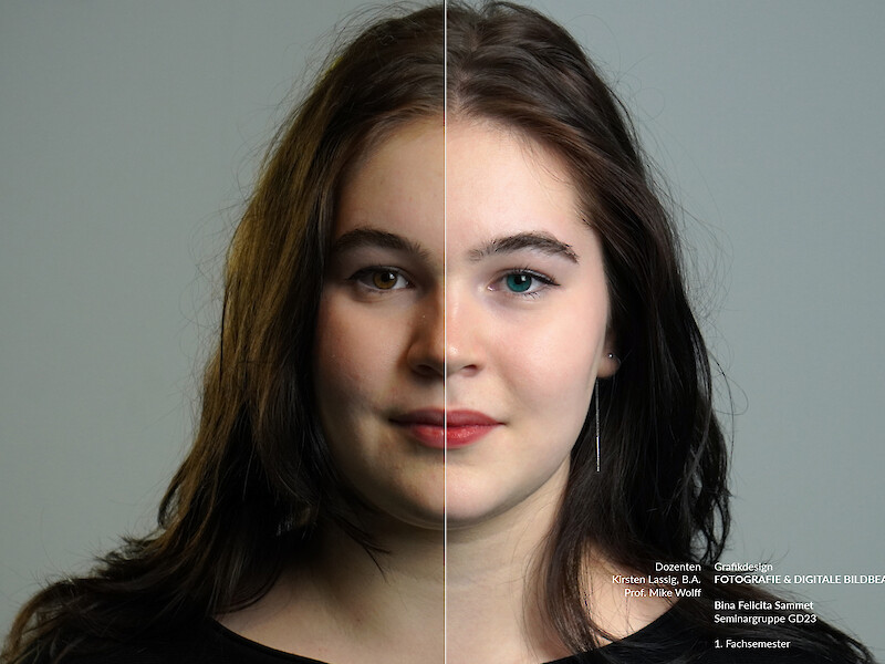 Fachhochschule Dresden, Grafikdesign, Portraitfotografie