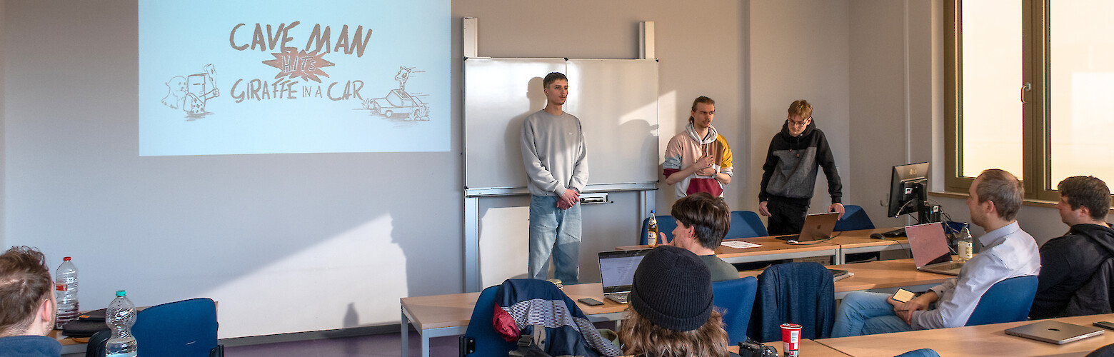 Kreativität trifft Minimalismus: Studierende präsentieren ihre Games!
