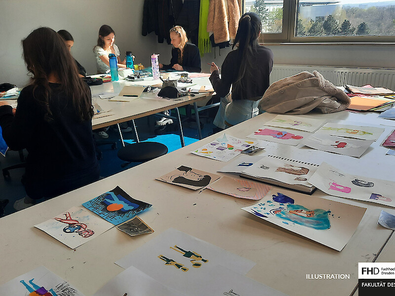 Fachhochschule Dresden, Grafikdesign, Illustration