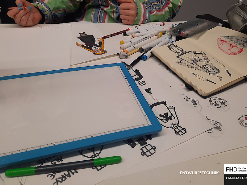 Fachhochschule Dresden, Grafikdesign, Entwurfstechnik