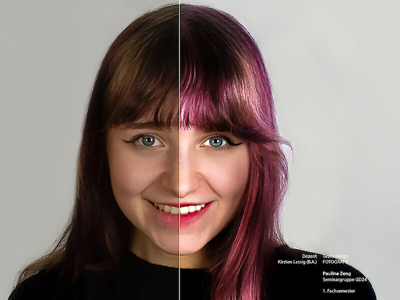 Fachhochschule Dresden, Grafikdesign, Portraitfotografie