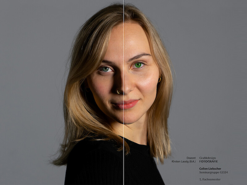 Fachhochschule Dresden, Grafikdesign, Portraitfotografie