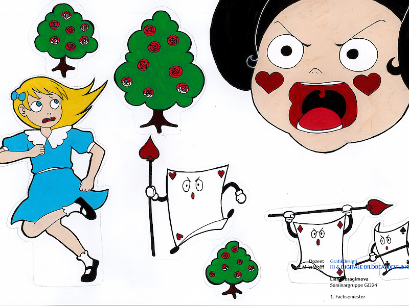 Fachhochschule Dresden, Grafikdesign, Entwurfstechnik / KI & Digitale Bildbearbeitung