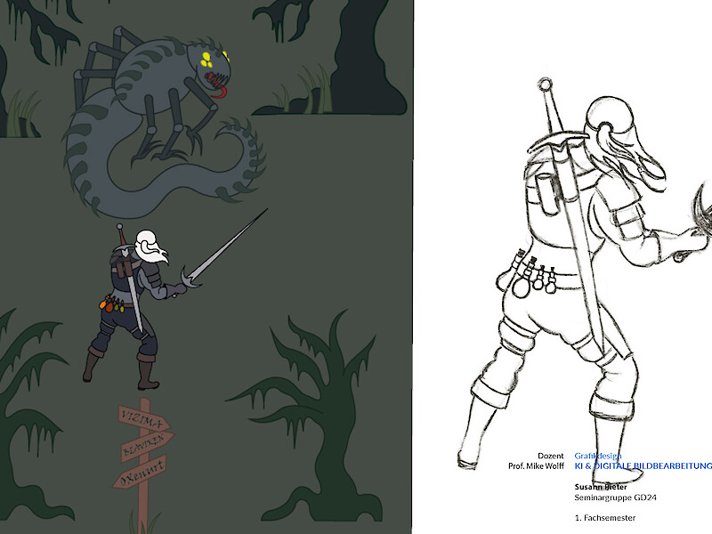 Fachhochschule Dresden, Grafikdesign, Entwurfstechnik / KI & Digitale Bildbearbeitung