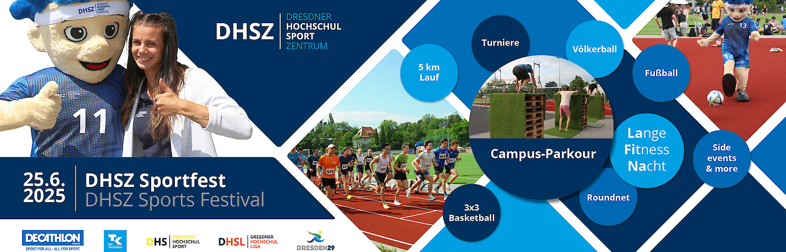 Komm zum Sportfest des Dresdner Hochschulsportzentrums!