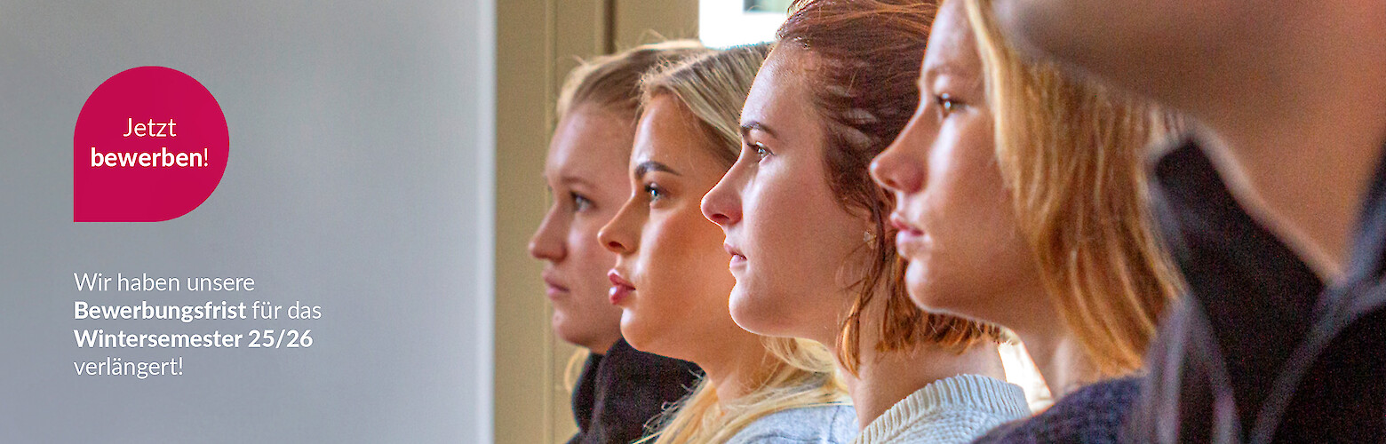 Studierende der Fachhochschule Dresden - Hinweis: Bewerbungsfrist verlängert