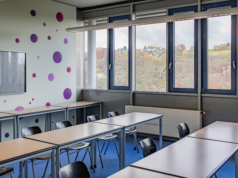 Lehrraum im Lernzentrum der Fachhochschule Dresden in Annaberg-Buchholz