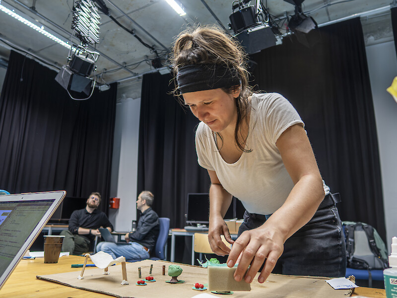 Teilnehmerin Marleen entwickelte eine Start-Up-Idee im Bereich naturnahes Reisen auf speziellen Campingplätzen.