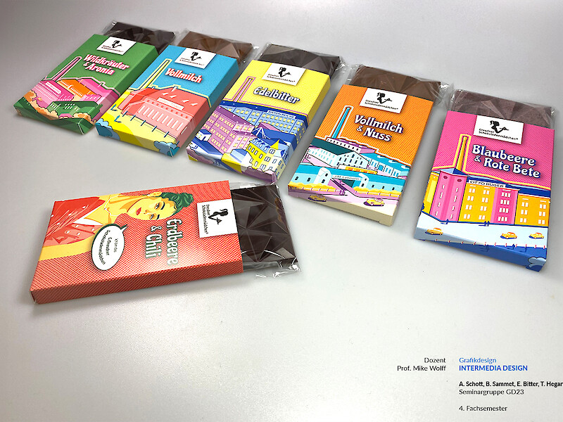 Fachhochschule Dresden, Grafikdesign, Intermedia Design, Verpackungsdesign