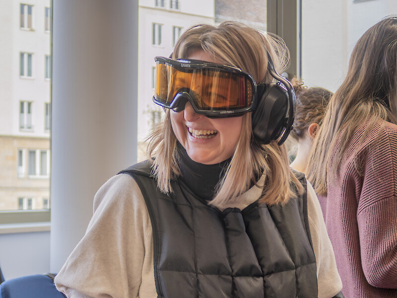 Der praxisnahe Unterricht an der FHD hat allen viel Spaß gemacht.