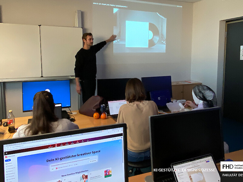 Fachhochschule Dresden, Grafikdesign, KI gestützte Designprozesse