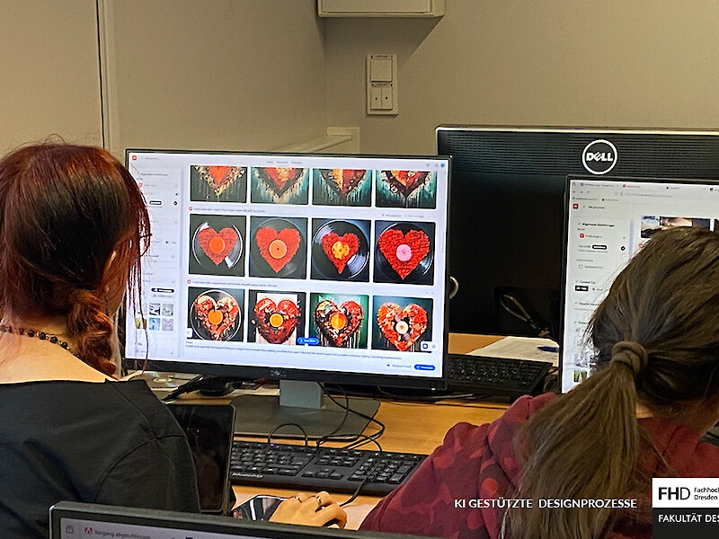 Fachhochschule Dresden, Grafikdesign, KI gestützte Designprozesse