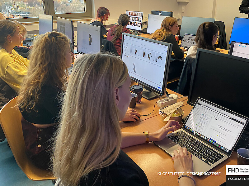Fachhochschule Dresden, Grafikdesign, KI gestützte Designprozesse