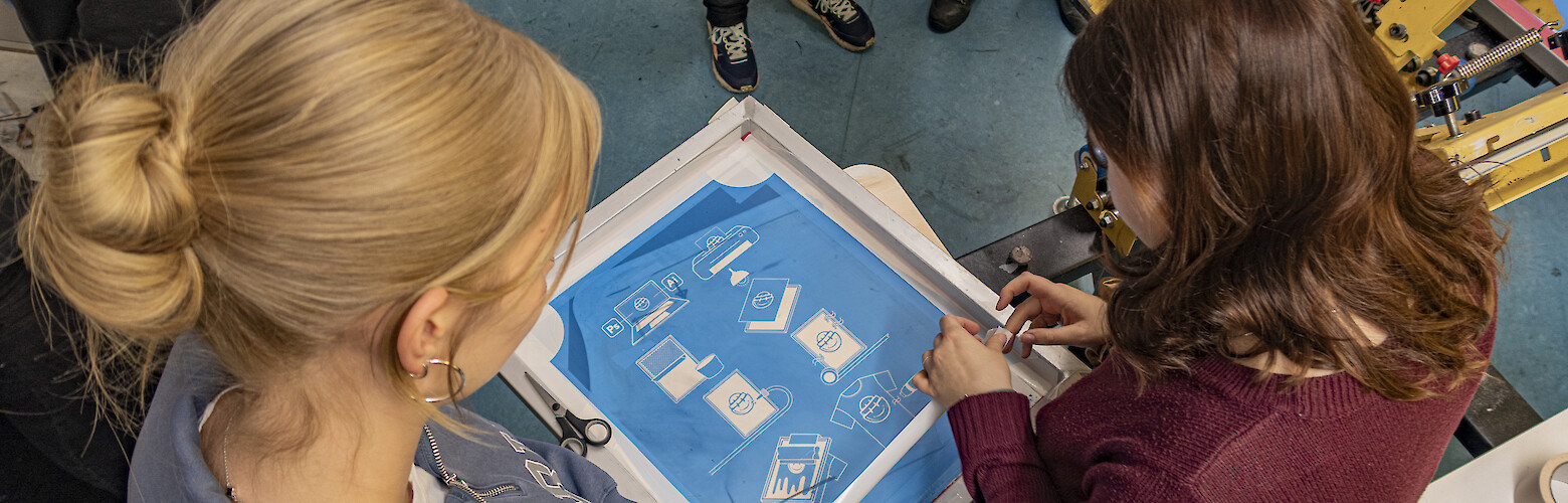 Siebdruck an der FHD