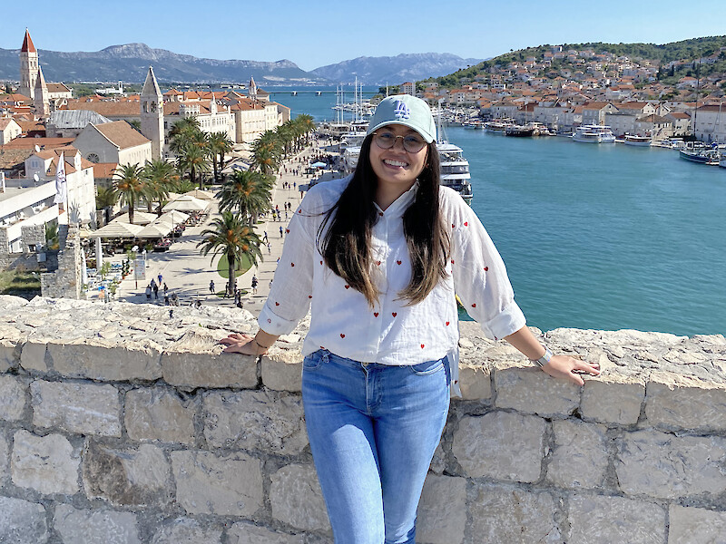 FHD-Studentin, Janina im Auslandssemester in Kroatien
