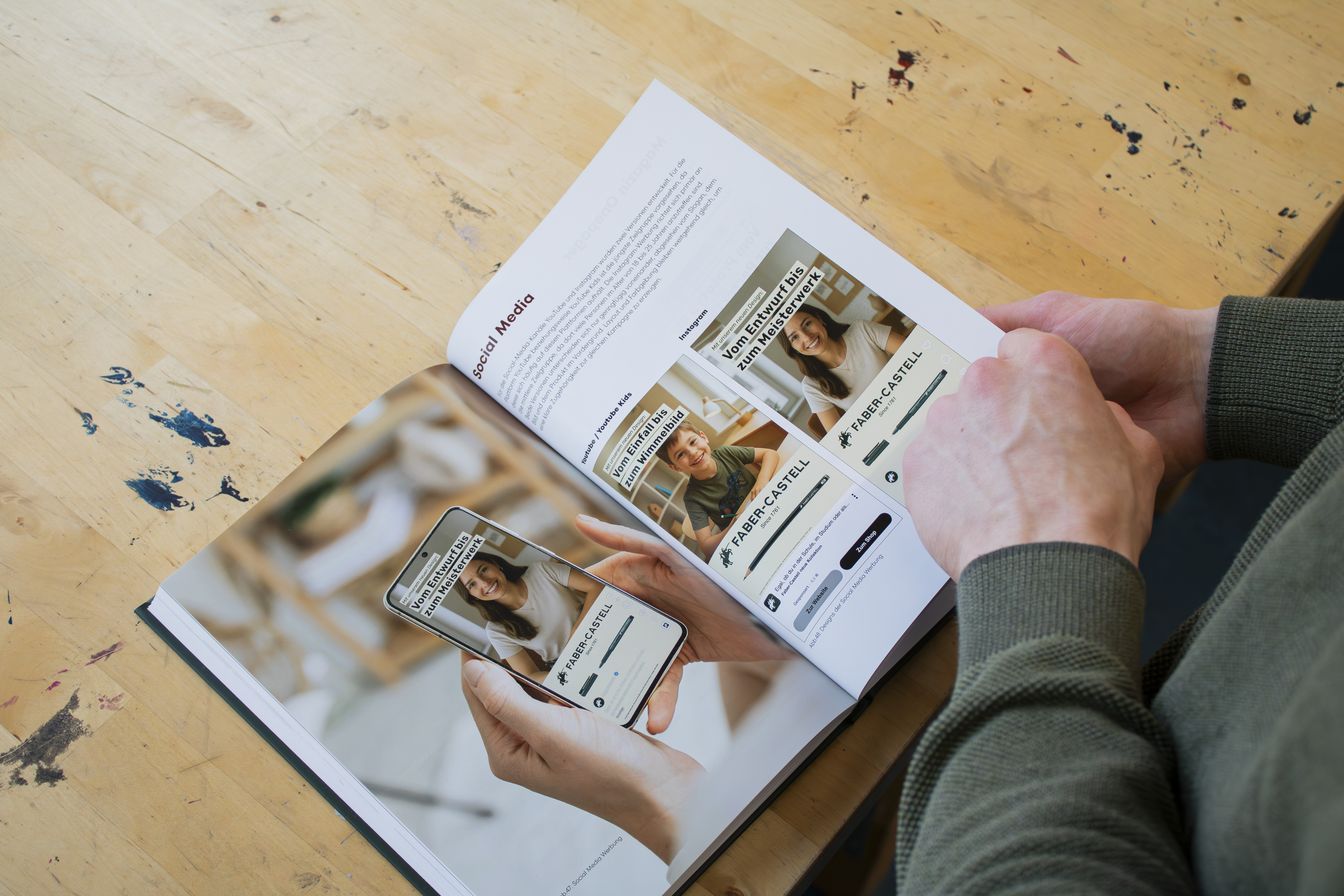 Einblick in die Bachelorarbeit zum Thema Redesign der Marke Faber Castell.