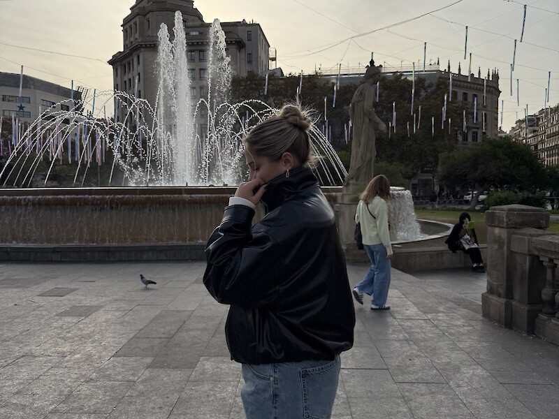 Lina in Barcelona: a semester abroad as part of her Tourism & Event Management degree at Dresden University of Applied Sciences.