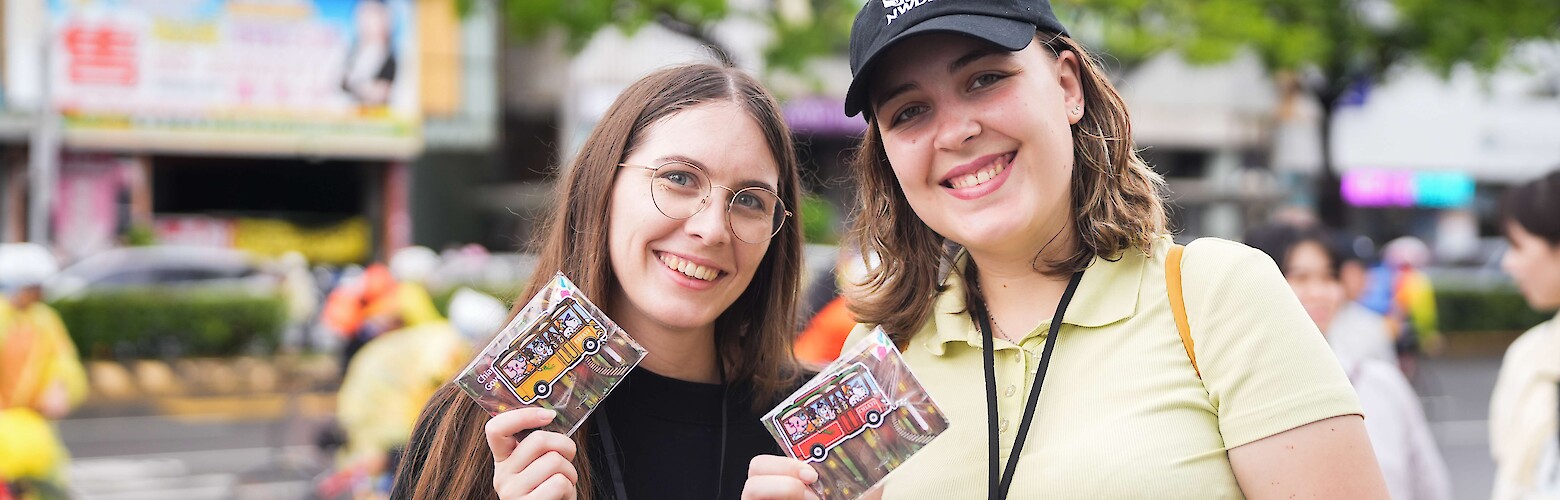 Cora, a student on the Master’s programme in Design, during her semester abroad in Taipei, Taiwan.