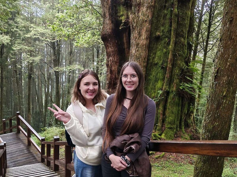 Cora, a student on the Master’s programme in Design, during her semester abroad in Taipei, Taiwan.