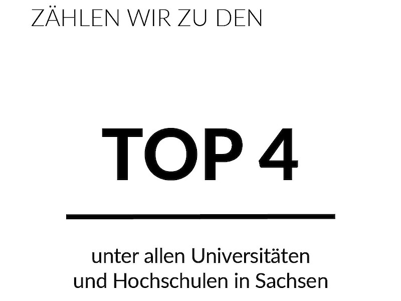 Study without a high school diploma: Top 4 among all universities and higher education institutions in Saxony