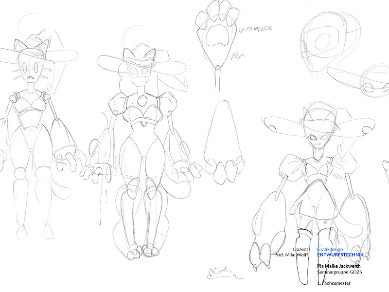 Fachhochschule Dresden, Grafikdesign, Entwurfstechnik, Characterdesign