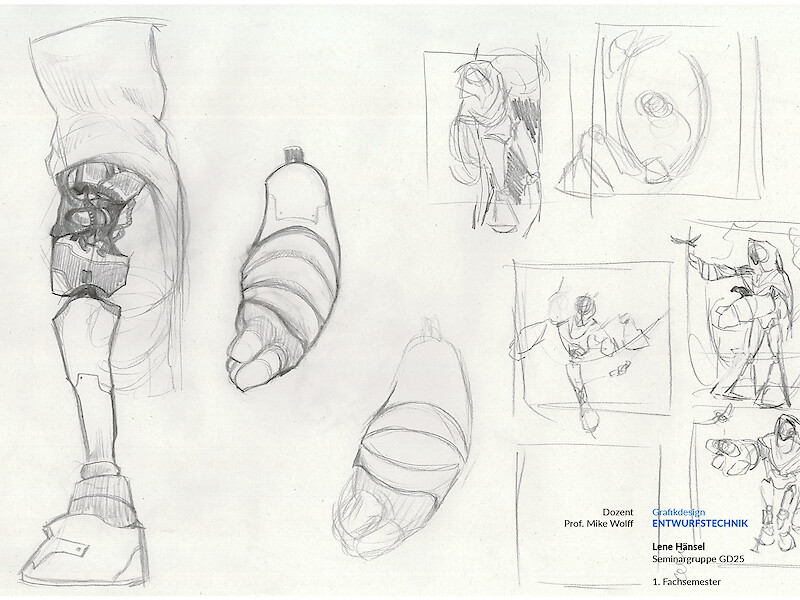 Fachhochschule Dresden, Grafikdesign, Entwurfstechnik, Characterdesign