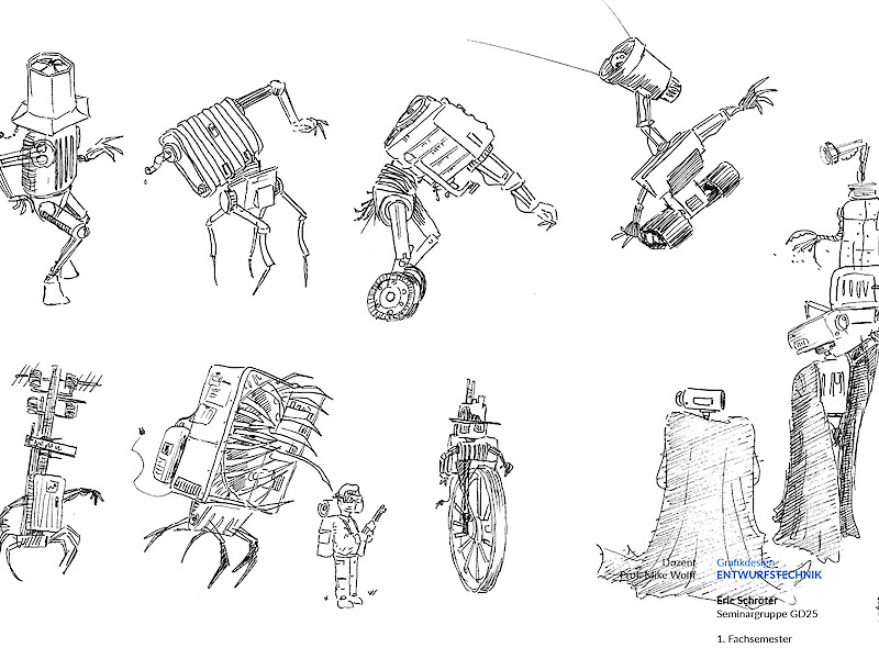Fachhochschule Dresden, Grafikdesign, Entwurfstechnik, Characterdesign