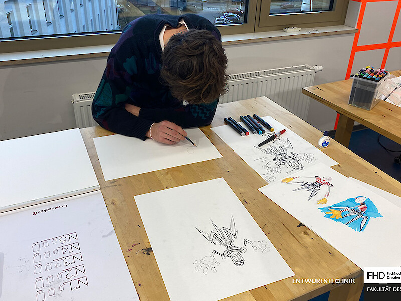Fachhochschule Dresden, Grafikdesign, Entwurfstechnik