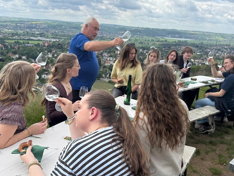 Tourism & Event Management Students Visiting Frédéric Fourée