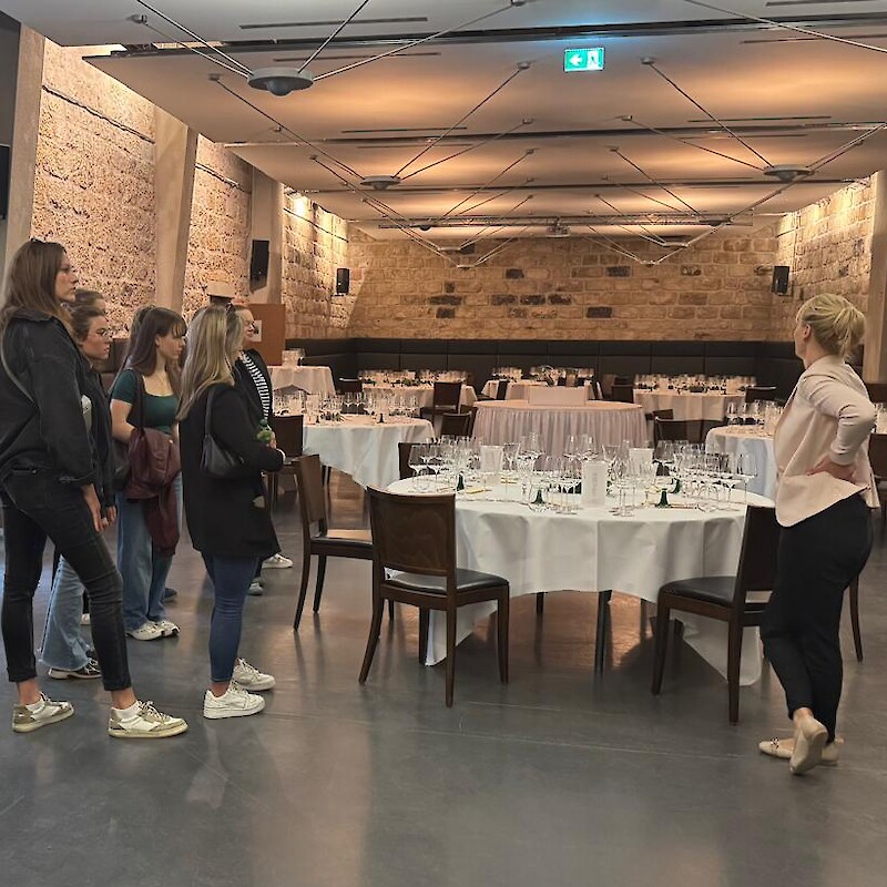 Field trip on the topic of event venues in Radebeul organised by the Tourism & Event Management degree programme at Dresden University of Applied Sciences
