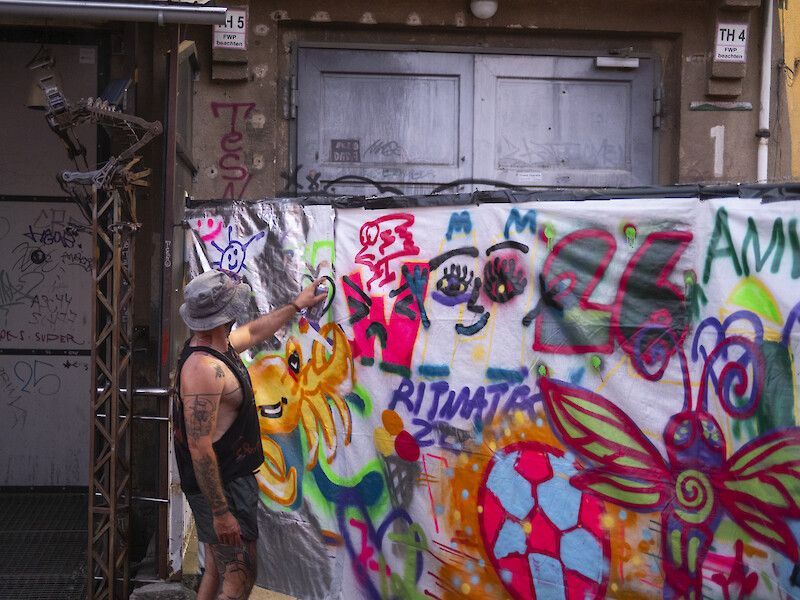 Graffitikünstler WM Viewing 2026
