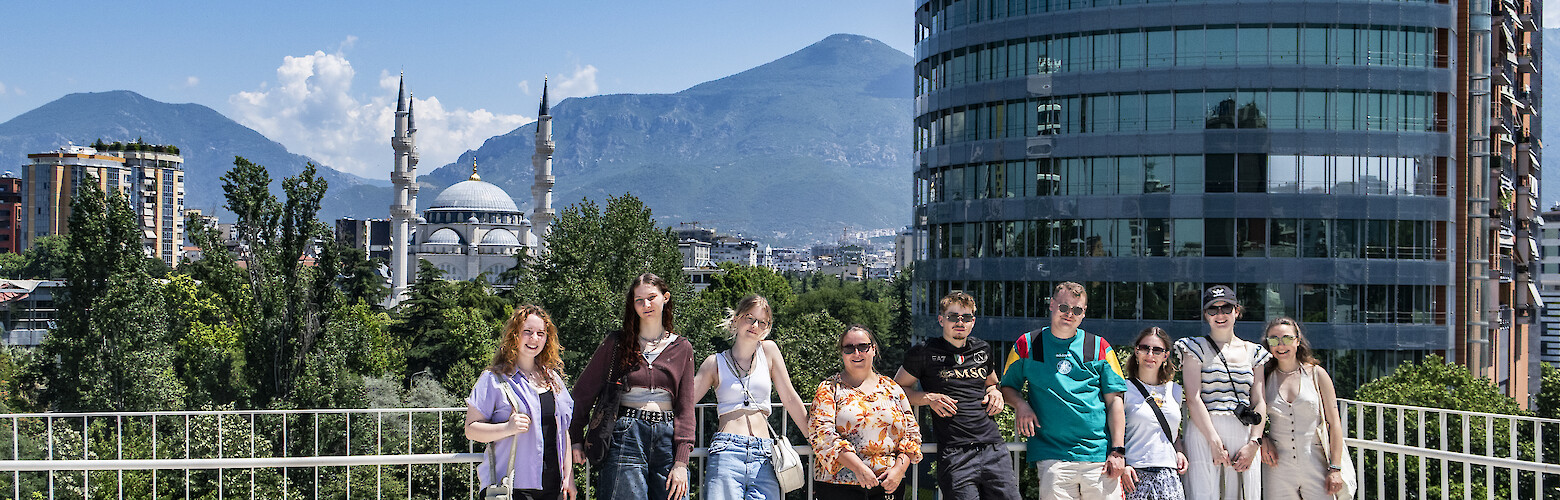 Studienreise nach Tirana, Albanien, an der Fachhochschule Dresden.