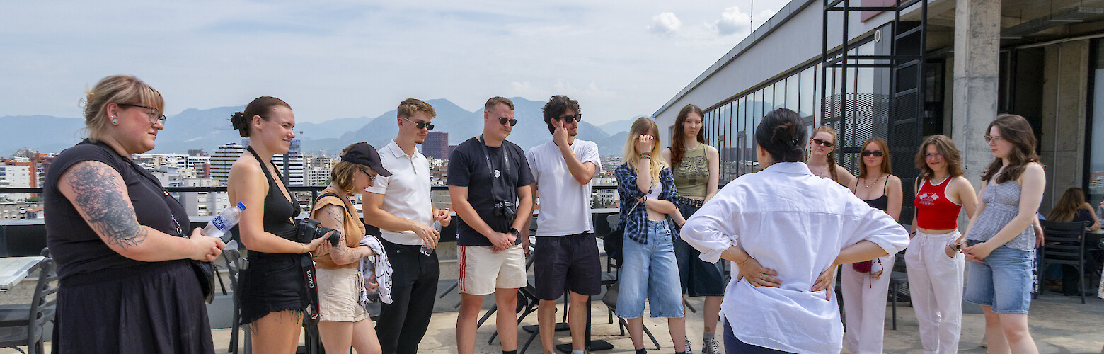 International studieren: Studierende der Fachhochschule Dresden in Albanien.
